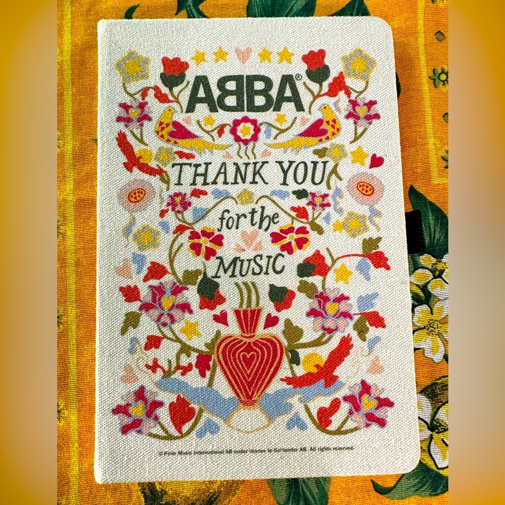 Official ABBA Voyage Merchandise! Writing Notepad. New